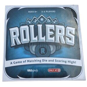 Rollers Dice Rolling‎ Party Game NWT Blue-White-Black